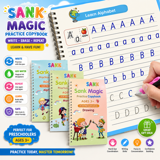 SmartStart Practice Books — Preschool Learning Copybook Set for Kids Ages 3+