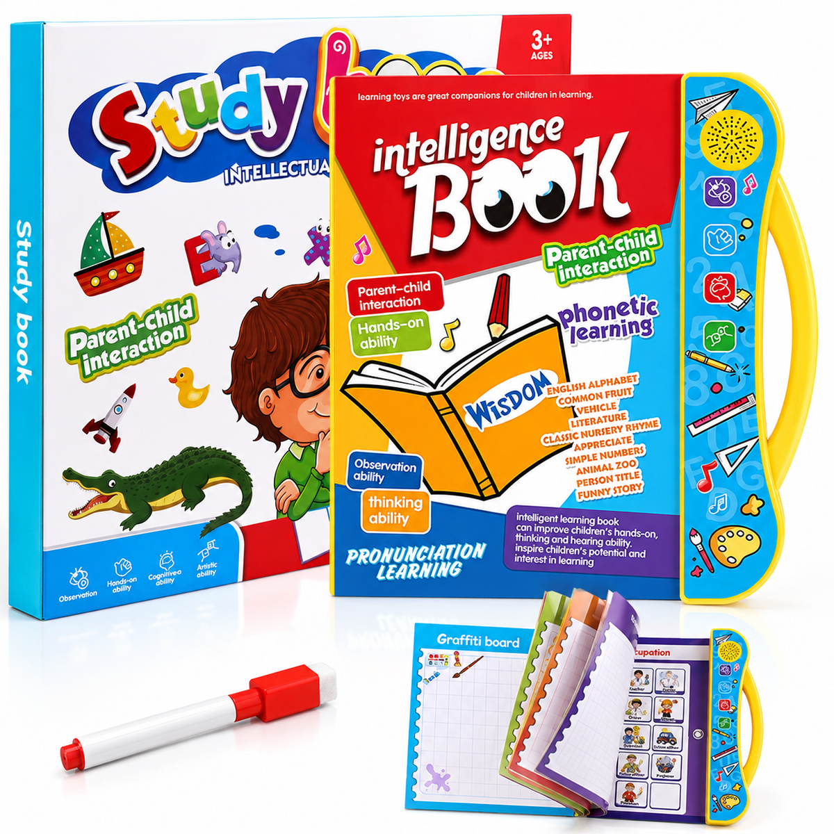 TalkNLearn Sound Book — Interactive Phonics & Speech Learning Book for Kids
