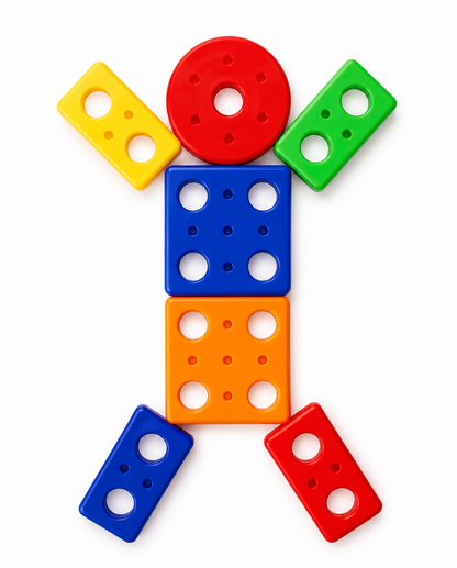 Montessori Shape Genius Kit — Shape Sorting & Stacking Toy for Toddlers