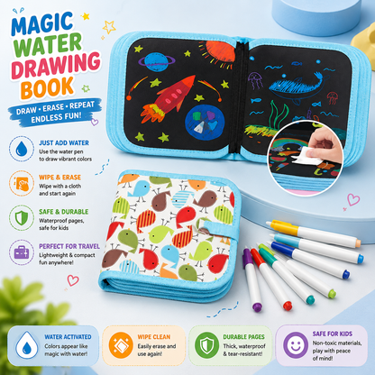 NeoScribble Genius Pad — Reusable Doodle & Learning Book for Kids