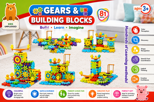 Little Engineer Gear Lab — STEM Gear Building Kit for Kids 3+