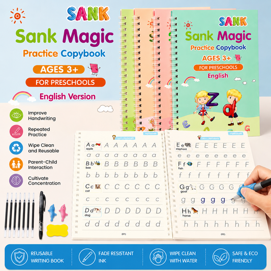 SmartStart Practice Books — Preschool Learning Copybook Set for Kids Ages 3+
